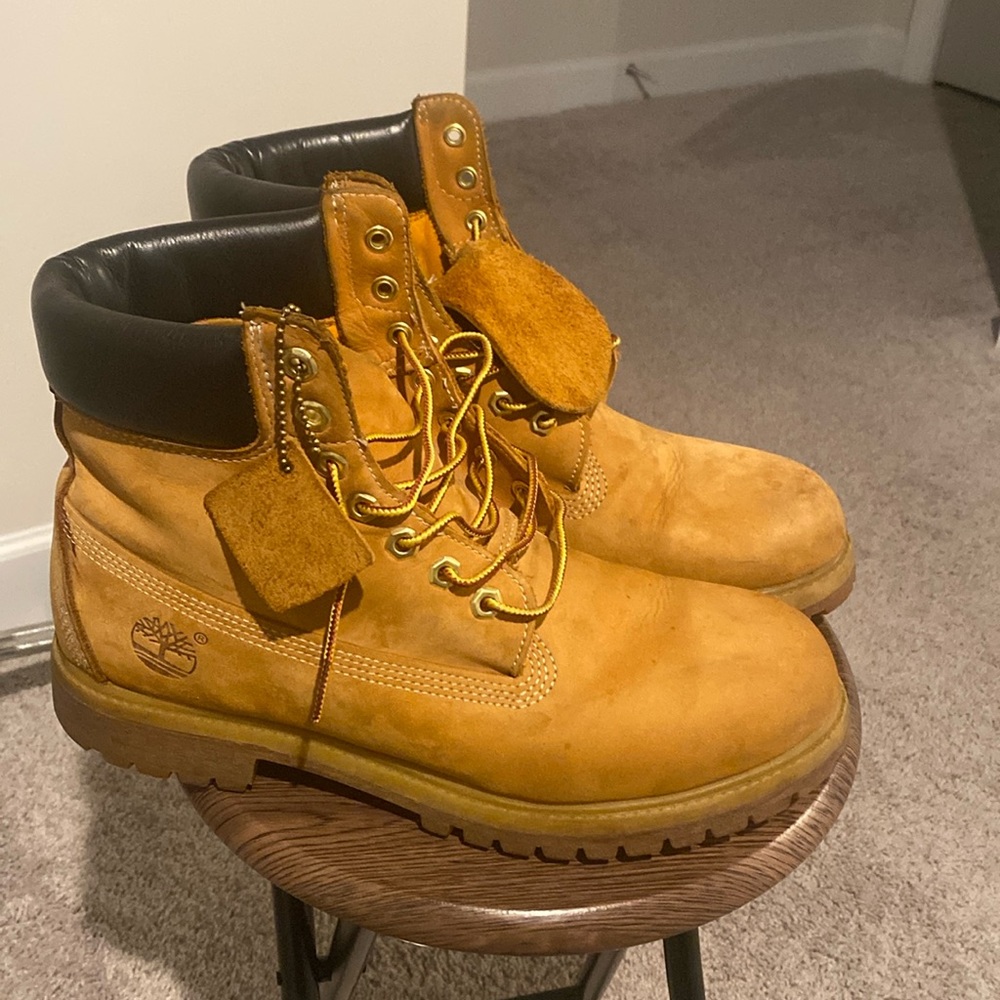 MEN'S TIMBERLAND 6 INCH PREMIUM WATERPROOF BOOTS